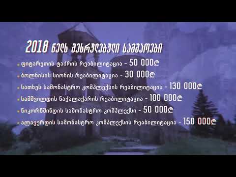 RMG-ის კულტურული მემკვიდრეობის ძეგლების რეაბილიტაციის პროგრამა